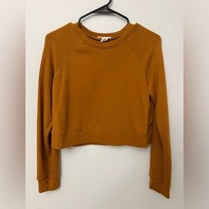 Forever 21 - Burnt Orange Cropped Sweatshirt